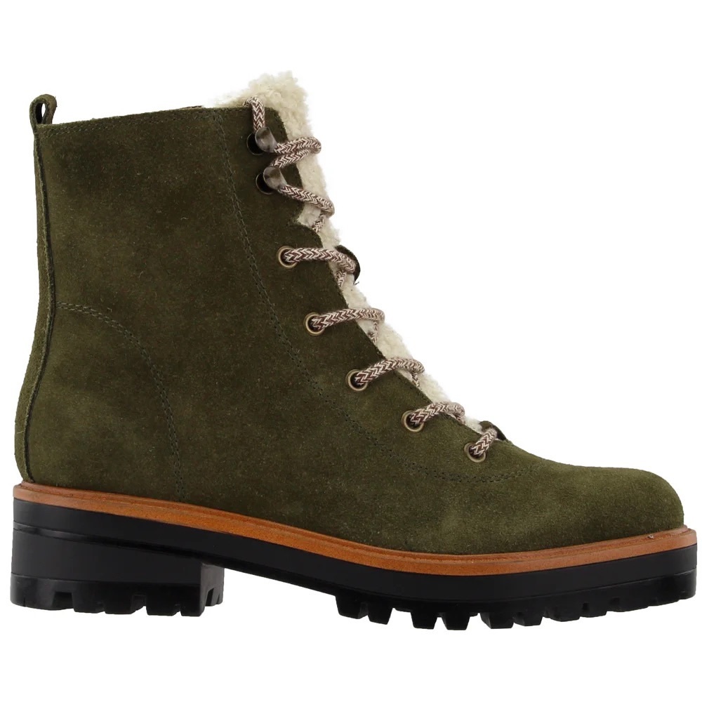 Marc Fisher Green Suede Izma bootie - Picture 2 of 9